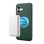 Custodia magnetica per telefono Denior A08 in PU effetto pelle di vitello vegana., For iPhone 17 Pro Max, For iPhone 17 Pro, For iPhone 17, For iPhone Air