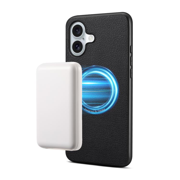 Custodia magnetica per telefono Denior A08 in PU effetto pelle di vitello vegana., For iPhone 17 Pro Max, For iPhone 17 Pro, For iPhone 17, For iPhone Air