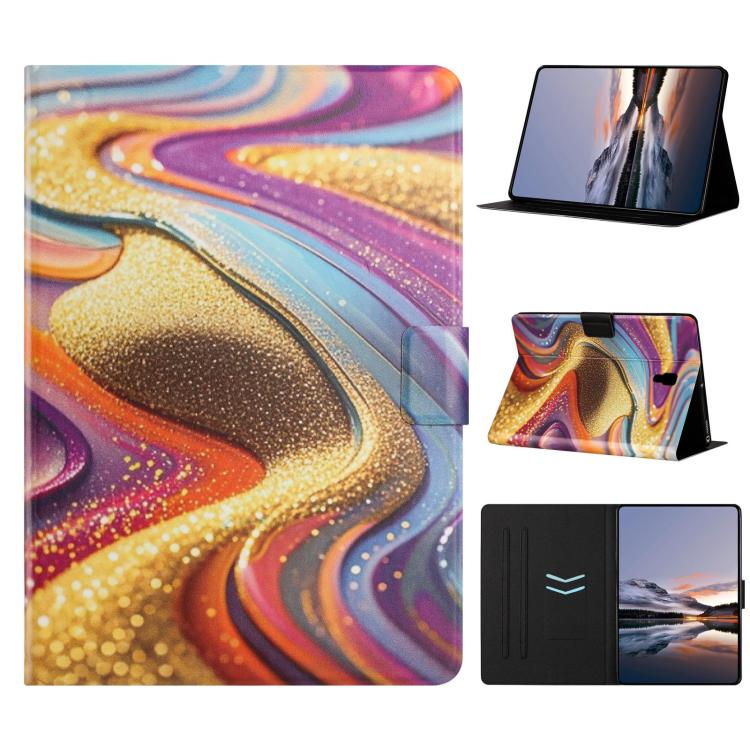 Custodia per tablet smart in ecopelle con texture litchi e verniciatura Voltage., For Samsung Galaxy Tab A 10.5 T590, For Samsung Galaxy Tab A 10.1 2016