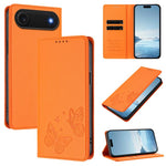 Robusta custodia per telefono in ecopelle con doppia protezione RFID a farfalla e magnete., For iPhone Air, For iPhone 16 Pro Max