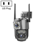 Telecamera di sorveglianza panoramica HD WiFi V380 Pro da 2 MP con doppia lente
