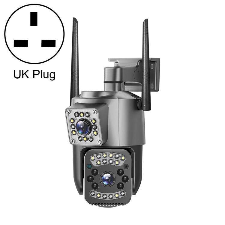 Telecamera di sorveglianza panoramica HD WiFi V380 Pro da 2 MP con doppia lente