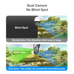 Telecamera di sorveglianza panoramica HD WiFi V380 Pro da 2 MP con doppia lente