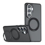 Custodia per telefono ibrida in PC e TPU con supporto magnetico Armor, For Galaxy S26 FE 5G, For Samsung Galaxy S26 Ultra 5G, For Samsung Galaxy A57 5G, For Galaxy S25 Ultra 5G