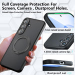 Custodia per telefono ibrida in PC e TPU con supporto magnetico Armor, For Galaxy S26 FE 5G, For Samsung Galaxy S26 Ultra 5G, For Samsung Galaxy A57 5G, For Galaxy S25 Ultra 5G