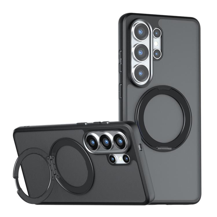 Custodia per telefono ibrida in PC e TPU con supporto magnetico Armor, For Galaxy S26 FE 5G, For Samsung Galaxy S26 Ultra 5G, For Samsung Galaxy A57 5G, For Galaxy S25 Ultra 5G
