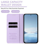 Robusta custodia per telefono in ecopelle con doppia protezione RFID a farfalla e magnete., For Galaxy S26 Edge 5G, For Galaxy S26 Ultra 5G