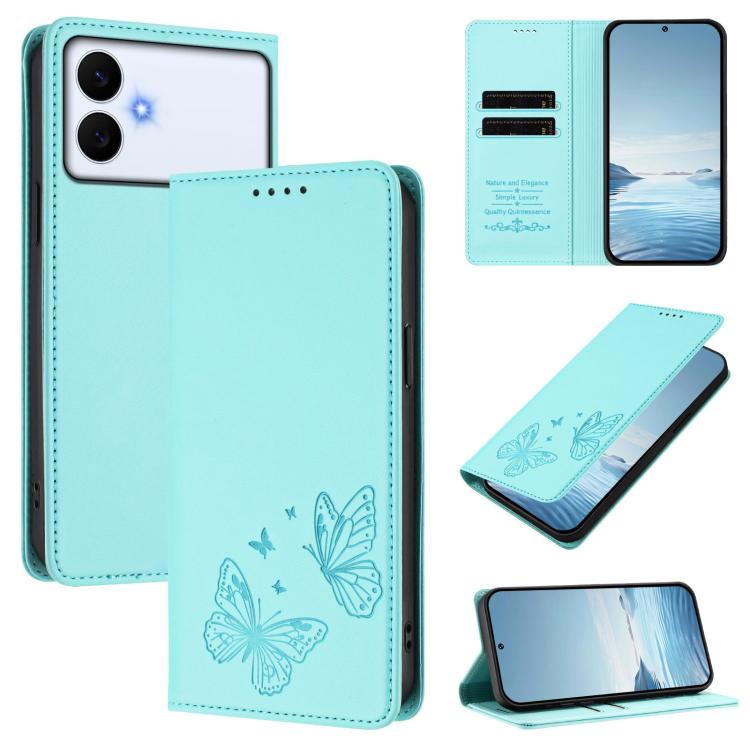 Robusta custodia per telefono in ecopelle con doppia protezione RFID a farfalla e magnete., For Galaxy S26 Edge 5G, For Galaxy S26 Ultra 5G