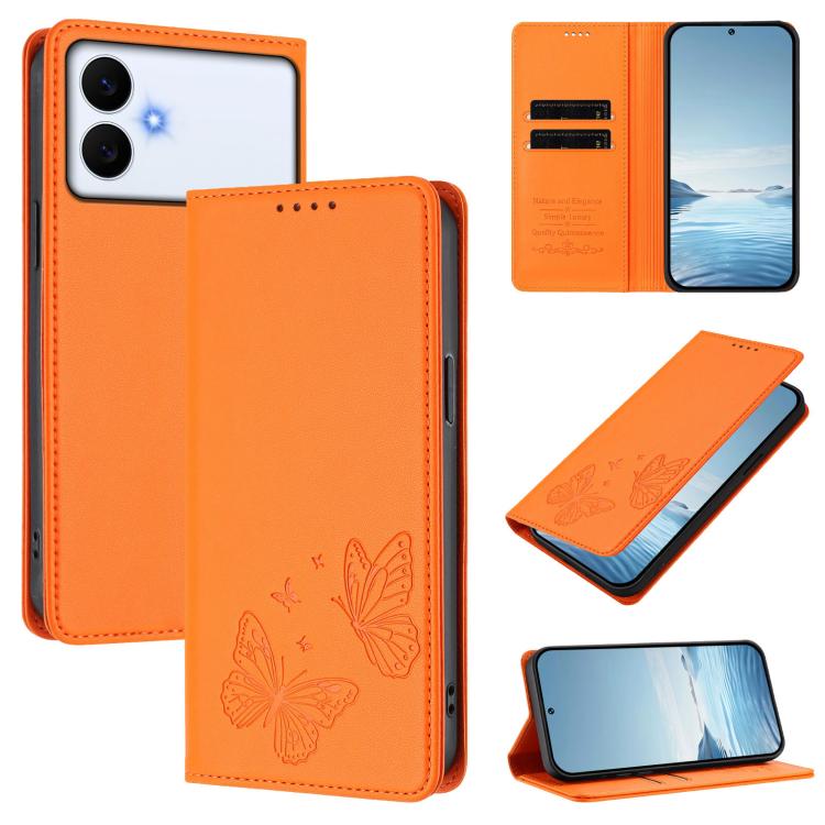 Robusta custodia per telefono in ecopelle con doppia protezione RFID a farfalla e magnete., For Galaxy S26 Edge 5G, For Galaxy S26 Ultra 5G