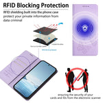 Robusta custodia per telefono in ecopelle con doppia protezione RFID a farfalla e magnete., For Galaxy S25+ / S24+ 5G, For Galaxy S25 Ultra 5G
