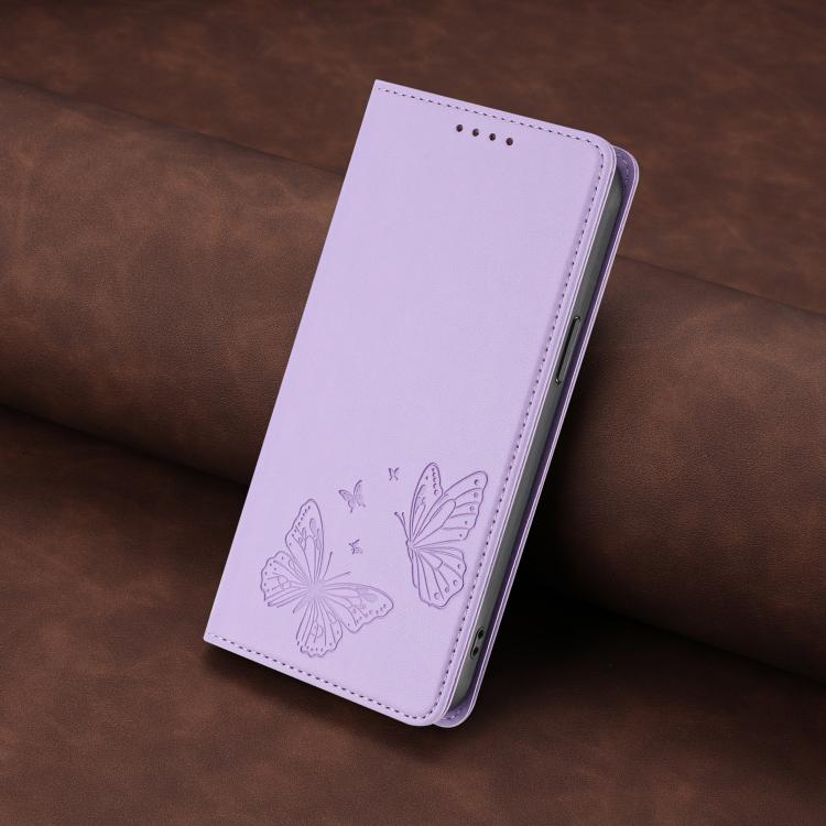 Robusta custodia per telefono in ecopelle con doppia protezione RFID a farfalla e magnete., For Galaxy S25+ / S24+ 5G, For Galaxy S25 Ultra 5G