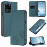 Robusta custodia per telefono in ecopelle con doppia protezione RFID a farfalla e magnete., For Galaxy Note20, For Galaxy S20 Ultra
