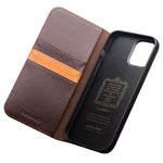 Custodia portafoglio in pelle per iPhone 12, 12 Pro, 12 Pro Max
