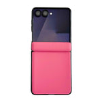 Custodia per telefono con asse magnetico integrato e texture effetto pelle, tinta unita., For Galaxy Z Fold8 5G, For Samsung Galaxy Z Flip7