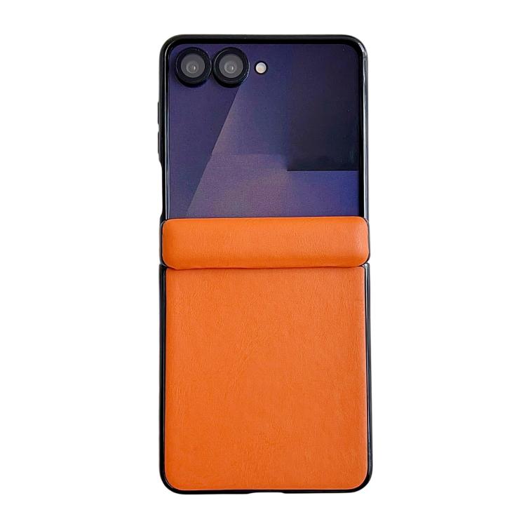 Custodia per telefono con asse magnetico integrato e texture effetto pelle, tinta unita., For Galaxy Z Fold8 5G, For Samsung Galaxy Z Flip7