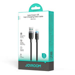 JOYROOM S-A63 StarWay Series Cavo dati da USB-A a 8 pin con spegnimento automatico e ricarica rapida, 1,2 m, 3 A, da 3 A., USB-A to 8 Pin