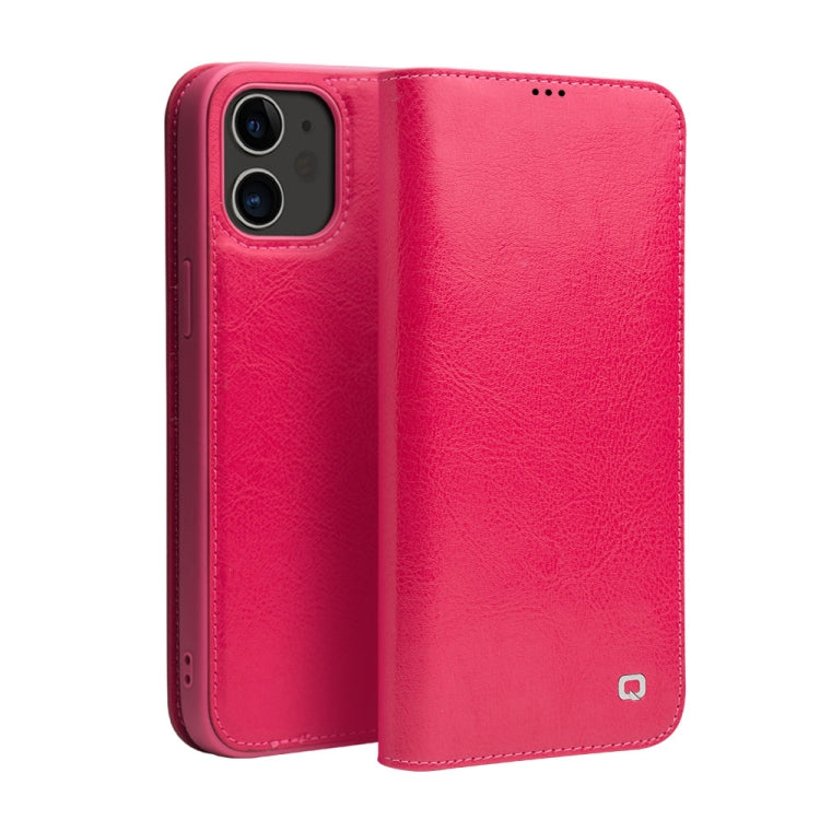 Custodia portafoglio in pelle QIALINO per iPhone 12/12 Pro