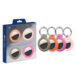 XDcase Set di 4 custodie protettive rigide in PC a tinta unita con portachiavi, 4PCS (Black White Blue Green), 4PCS (Green Orange Red Pink)