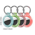 Custodia protettiva rigida traslucida per PC XDcase con portachiavi., 1PC (Transparent Black), 1PC (Transparent), 1PC (Transparent Red), 1PC (Transparent Blue), 1PC (Transparent Pink), 1PC (Transparent Green)