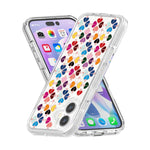 Custodia magnetica per telefono con motivo a cuori rossi e cristalli scintillanti, For iPhone 17, For iPhone Air, For iPhone 16 Pro Max, For iPhone 16 Pro