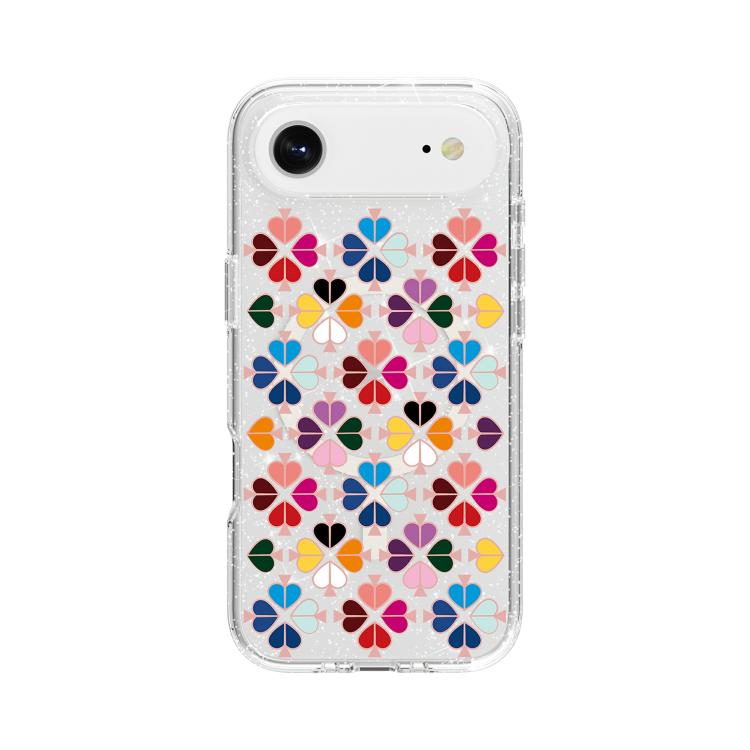 Custodia magnetica per telefono con motivo a cuori rossi e cristalli scintillanti, For iPhone 17, For iPhone Air, For iPhone 16 Pro Max, For iPhone 16 Pro