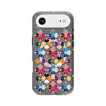 Custodia magnetica per telefono con motivo a cuori rossi e cristalli scintillanti, For iPhone 17, For iPhone Air, For iPhone 16 Pro Max, For iPhone 16 Pro