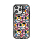 Custodia magnetica per telefono con motivo a cuori rossi e cristalli scintillanti, For iPhone 17, For iPhone Air, For iPhone 16 Pro Max, For iPhone 16 Pro