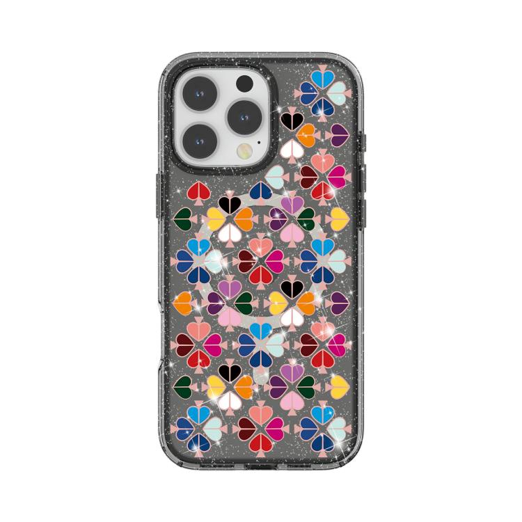 Custodia magnetica per telefono con motivo a cuori rossi e cristalli scintillanti, For iPhone 17, For iPhone Air, For iPhone 16 Pro Max, For iPhone 16 Pro