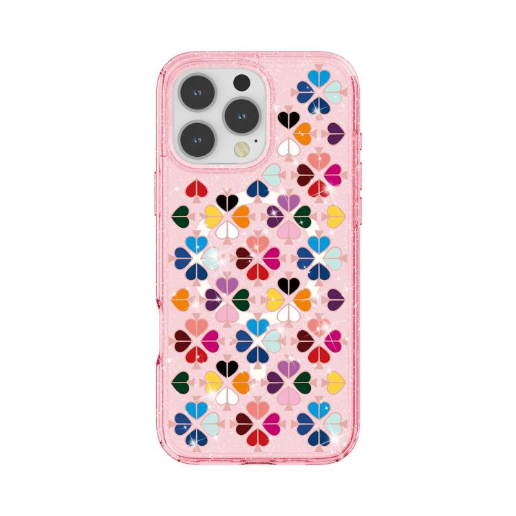 Custodia magnetica per telefono con motivo a cuori rossi e cristalli scintillanti, For iPhone 17, For iPhone Air, For iPhone 16 Pro Max, For iPhone 16 Pro