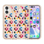 Custodia magnetica per telefono con motivo a cuori rossi e cristalli scintillanti, For iPhone 16 Plus, For iPhone 16, For iPhone 15 Pro Max, For iPhone 15 Pro