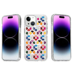 Custodia magnetica per telefono con motivo a cuori rossi e cristalli scintillanti, For iPhone 15 Plus, For iPhone 15, For iPhone 14 Plus, For iPhone 14