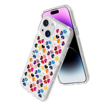 Custodia magnetica per telefono con motivo a cuori rossi e cristalli scintillanti, For iPhone 15 Plus, For iPhone 15, For iPhone 14 Plus, For iPhone 14
