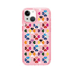 Custodia magnetica per telefono con motivo a cuori rossi e cristalli scintillanti, For iPhone 13