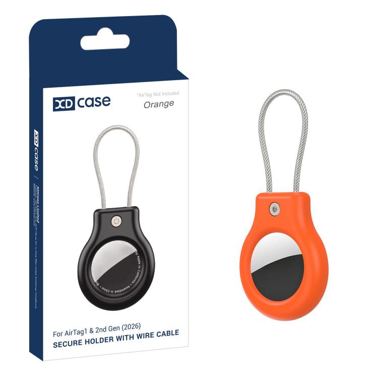 Custodia protettiva cava in PC XDcase con lucchetto di sicurezza e cinturino in metallo., 1PC (Black), 1PC (White), 1PC (Red), 1PC (Blue), 1PC (Pink), 1PC (Orange)