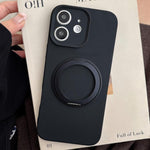Custodia per telefono in silicone con foro sottile e supporto magnetico antistress., For iPhone 12 Pro, For iPhone 11