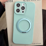 Custodia per telefono in silicone con foro sottile e supporto magnetico antistress., For iPhone 12 Pro, For iPhone 11
