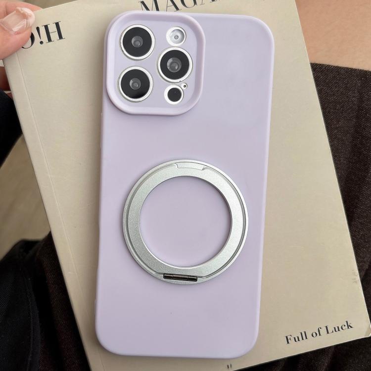 Custodia per telefono in silicone con foro sottile e supporto magnetico antistress., For iPhone 14 Pro, For iPhone 14 Pro Max, For iPhone 13 Pro Max