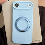 Custodia per telefono in silicone con foro sottile e supporto magnetico antistress., For iPhone Air, For iPhone 16 Pro Max, For iPhone 16 Pro