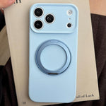 Custodia per telefono in silicone con foro sottile e supporto magnetico antistress., For iPhone 17 Pro Max, For iPhone 17 Pro, For iPhone 17
