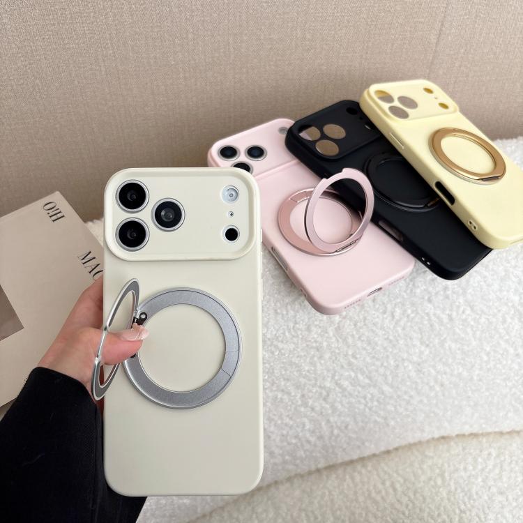 Custodia per telefono in silicone con foro sottile e supporto magnetico antistress., For iPhone Air, For iPhone 16 Pro Max, For iPhone 16 Pro