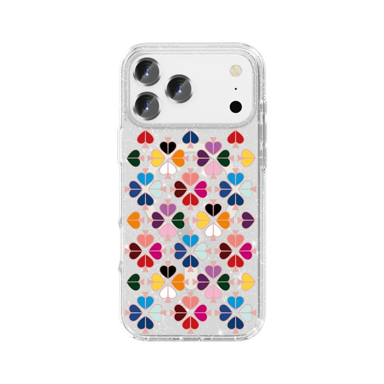 Custodia magnetica per telefono con motivo a cuori rossi e cristalli scintillanti, For iPhone 18 Pro / 17 Pro, For iPhone 18 Pro Max / 17 Pro Max