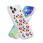 Custodia magnetica per telefono con motivo a cuori rossi e cristalli scintillanti, For iPhone 18 Pro / 17 Pro, For iPhone 18 Pro Max / 17 Pro Max