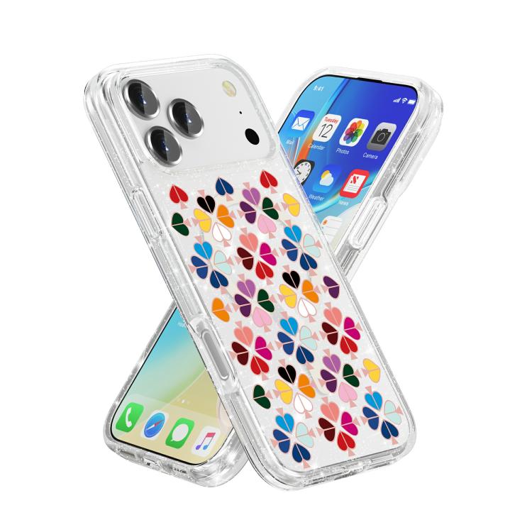Custodia magnetica per telefono con motivo a cuori rossi e cristalli scintillanti, For iPhone 18 Pro / 17 Pro, For iPhone 18 Pro Max / 17 Pro Max