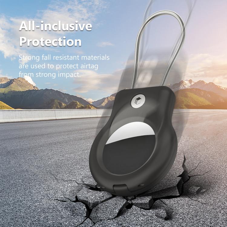 XDcase - Set di 4 custodie protettive cave in PC con chiusura di sicurezza e cinturino in metallo, 4PCS