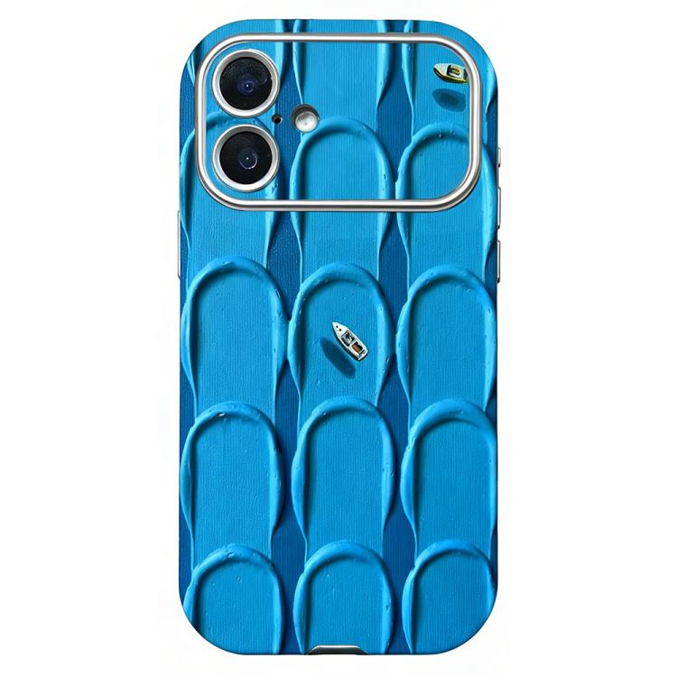 Custodia per telefono in silicone con bordi arrotondati e ampia finestra, For iPhone 16 Pro Max, For iPhone 16 Pro, For iPhone 16 Plus, For iPhone 16