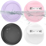 XDcase 4 pezzi Custodia protettiva impermeabile in silicone con spilla, 4PCS (Black White Blue Green), 4PCS (Red Pink Purple Transparent)
