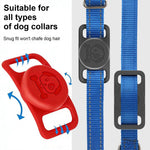 Custodia protettiva in silicone impermeabile con design a collare per animali domestici XDcase., 1PC (Black), 1PC (White), 1PC (Blue), 1PC (Pink), 1PC (Red), 1PC (Mint Green), 1PC Purple), 1PC (Yellow)
