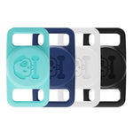 XDcase 4 pezzi Custodia protettiva in silicone impermeabile per collare per animali domestici, 4PCS (Black White Blue Green), 4PCS (Pink Red Purple Yellow)
