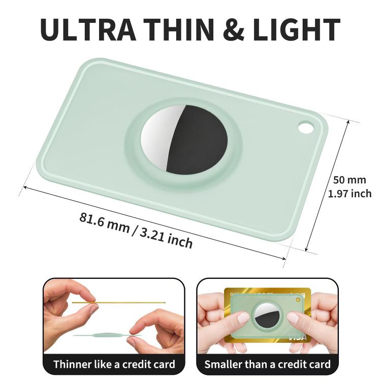 Custodia protettiva in TPU ultra sottile con design a portafoglio XDcase., For AirTag 2nd Gen / 1st Gen