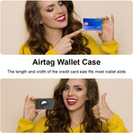 Custodia protettiva in TPU ultra sottile con design a portafoglio XDcase., For AirTag 2nd Gen / 1st Gen